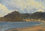Collioure by Derwent Lees, Oil on panel, sold Jul 2024