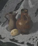 Untitled by John Armstrong, Oil on board, offered Jul 2024