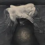 Nude descending by Hans Bellmer, 1955, Oil on canvas, sold Jul 2024