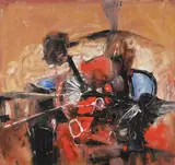 Chimu by Aubrey Williams, 1960, Mixed media, offered Jul 2024