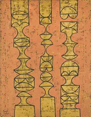 Painting 1959 by Anwar Shemza, Oil on canvas, sold Jul 2024