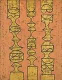 Painting 1959 by Anwar Shemza, Oil on canvas, sold Jul 2024