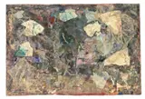 Composition by Maurice Jadot, Mixed media collage, sold Jul 2024