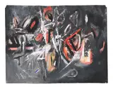Untitled by Aubrey Williams, Mixed media, sold Jul 2024