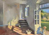 Sunny days in tuscany by Peter Kuhfeld, Oil on canvas, sold Jul 2024
