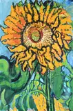 Sunflower by John Bratby, Oil on canvas, sold Jul 2024