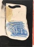 In stone by Peter Lanyon, 1963, Ink, watercolour, crayon and charcoal, sold Jul 2024