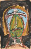 Untitled by Markus Lüpertz, Watercolour, gouache, ink and charcoal, sold Jul 2024