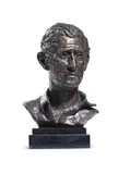 King charles iii by Angela Conner, 1995, Bronze, sold Jul 2024