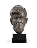 Alan bennett by Angela Conner, 2007, Bronze, sold Jul 2024