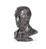 Paul mellon by Angela Conner, 1986, sculpture, sold Jul 2024