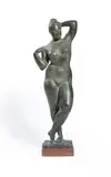 Mary vera hepworth née hopkin by Dora Gordine, Bronze with green patina, sold Jul 2024