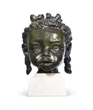 Piccaninny by Jacob Epstein, Bronze with green patina, sold Jul 2024