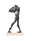 Nadia nerina - position with wings ii by Enzo Plazzotta, Bronze on marble base, sold Jul 2024