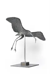 Alighting bird by David Wynne, 1966, Bronze, sold Jul 2024