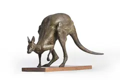 Kangaroo by David Wynne, Bronze, sold Jul 2024
