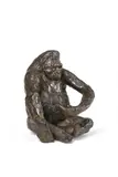 Gorilla iv by David Wynne, Bronze with brown patina, sold Jul 2024