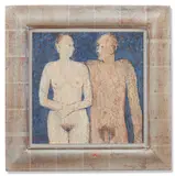 Adam & eve by Marysia Donaldson, Oil on board, sold Jul 2024