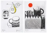 Stone by Mary Fedden, gouache, sold Jul 2024