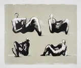 From Omaggio a Michelangelo by Henry Moore, Lithograph printed in colours, offered Jul 2024