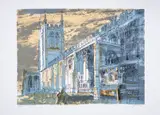Long Melford Church by John Piper, Lithograph printed in colours, offered Jul 2024