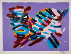 Innocent Cat by Karel Appel, Lithograph printed in colours, offered Jul 2024
