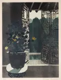 Nasturtiums by Patrick Procktor, pencil, sold Jul 2024