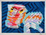 Sad Cat by Karel Appel, Lithograph printed in colours, offered Jul 2024