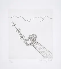 Untitled by Keith Haring, Etching, offered Jul 2024