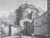 Vedute del Ponte di Nona 1823 and Tempio di Romolo by Luigi Rossini, print (other), offered Nov 2024