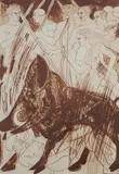 The Kalydonian Boar by Elisabeth Frink, etching, sold Nov 2024