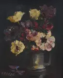 Impasto by Mary E. Oddie, oil on canvas, sold Nov 2024