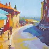The Distant Sea, Ramatuelle by Jim Ridout, oil on canvas, sold Nov 2024
