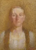 Portrait of a by William Shackleton, 1900, pastel and watercolour, sold Nov 2024