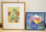 Green tomatoes and still life of by Caroline Conran, watercolor, offered Nov 2024