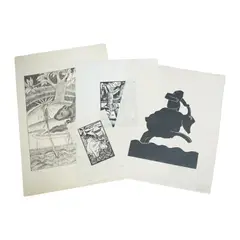 The Dwarf by Rupert Lee, 1920, lithograph, sold Nov 2024