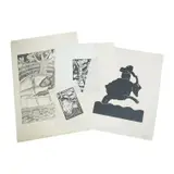 The Dwarf by Rupert Lee, 1920, lithograph, sold Nov 2024