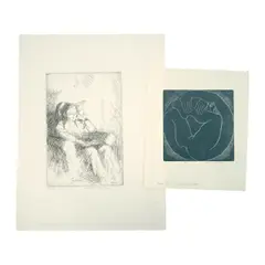 Firelight by Edgar Holloway, print (other), sold Nov 2024
