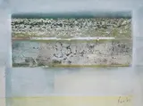 Guru I by Janet Pierce, mixed media on paper, sold Nov 2024