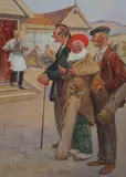The 19th Hole by Lawson Wood, Wood, sold Nov 2024