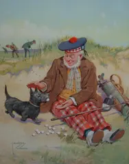 A Bonny Game by Lawson Wood, Wood, sold Nov 2024
