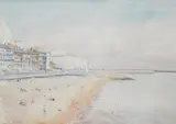 Dover Harbour by Frederick Beddington, watercolour, sold Nov 2024
