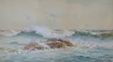 Heightened by Walter Duncan, 1906, watercolour, sold Nov 2024