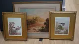 Birds on branches by Archibald Thorburn, pencil, sold Nov 2024