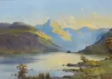Loch Maree by Edward Horace Thompson, watercolour, sold Nov 2024