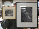 Wood engraving by George Mackley, engraving, sold Nov 2024