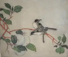 Colour drypoint etching by Elyse Ashe Lord, etching, sold Nov 2024