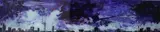 Panoramic skyline by Clay Sinclair, mixed media, sold Oct 2024