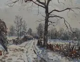Rural landscape with figure by William Lyons Wilson, 1959, watercolour, offered Oct 2024