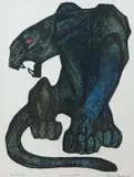 Panther by Ru van Rossum, print, sold Oct 2024